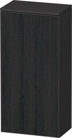 Duravit средний шкаф петли слева 240 мм х 400 мм х 819 мм, zencha, ze1350l16800000 цвет: чёрный дуб/графит суперматовый