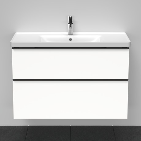 Duravit тумба подвесная под раковину 984 мм х 452 мм, d-neo, de435601818 цвет: gres pietra grey opaco