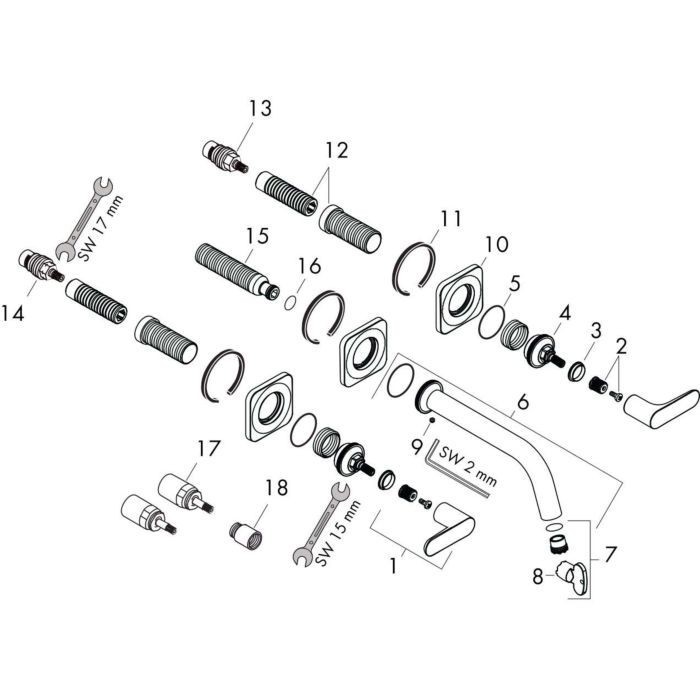 AXOR смеситель для раковины, Citterio M, золото арт. 34313250