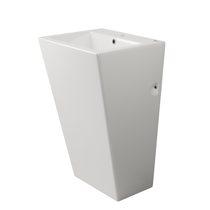 Ceramicanova умывальник-моноблок 850, cn1808 цвет: белый