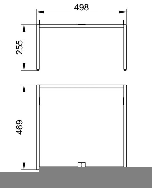 Keuco напольные ножки лак, plan, арт. 32998 180001