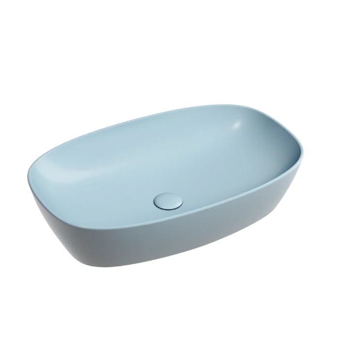 Ceramicanova раковина накладная element, cn6049ml цвет: голубой