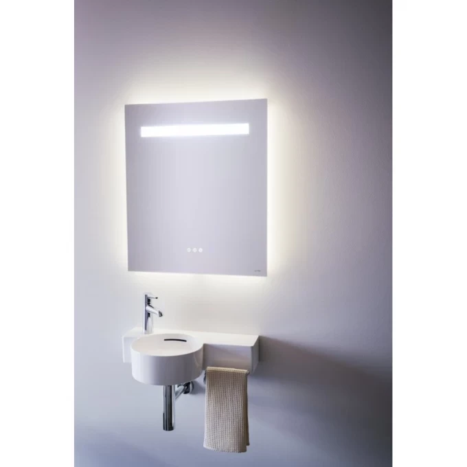 LAUFEN зеркало leelo 1000 мм, с горизонтальной led подсветкой, алюминиевый каркас, LEELO - 4.4766.2.950.144.1