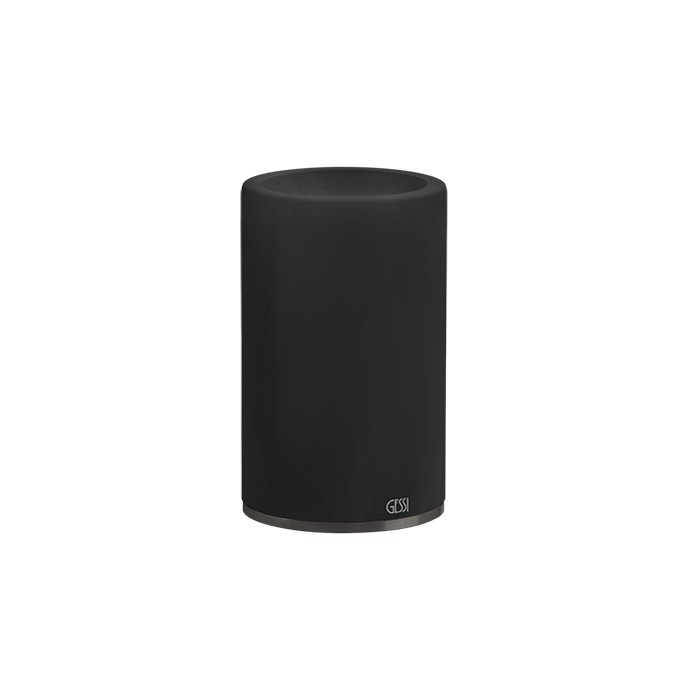 Gessi Стакан для зубных щеток настольный, 316, 54732#707 цвет: черный/brushed black metal pvd