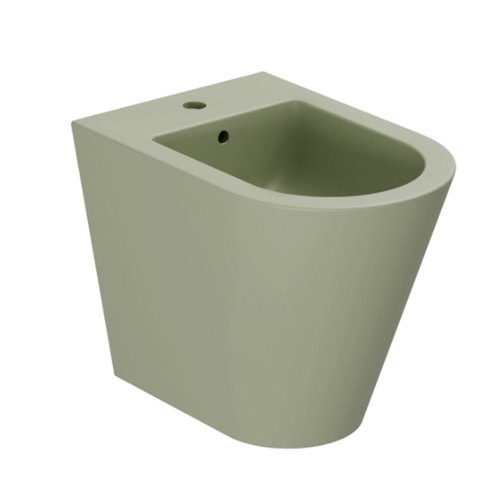 Azzurra биде приставное 54х37х42см., 1 отв., с креплением, Azzurra, FMBIT000000MNA цвет: nature green