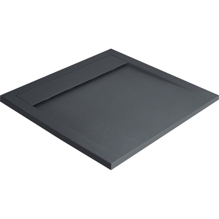 Radaway душевой поддон из искусственного камня 100x100 антрацит, Teos - HTC100100-64