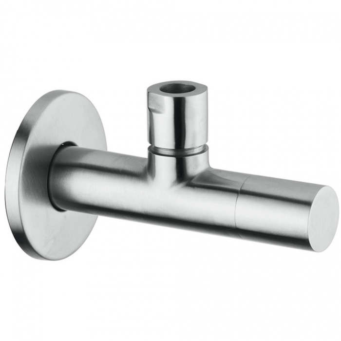 Угловой вентиль 1/2", CISAL Complementi, ZA002930D1 цвет: нержавеющая сталь