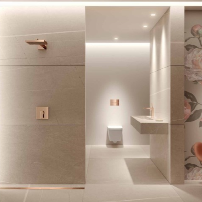 TECE профиль для душа, 1200 мм, polished red gold, drainprofile - 671213