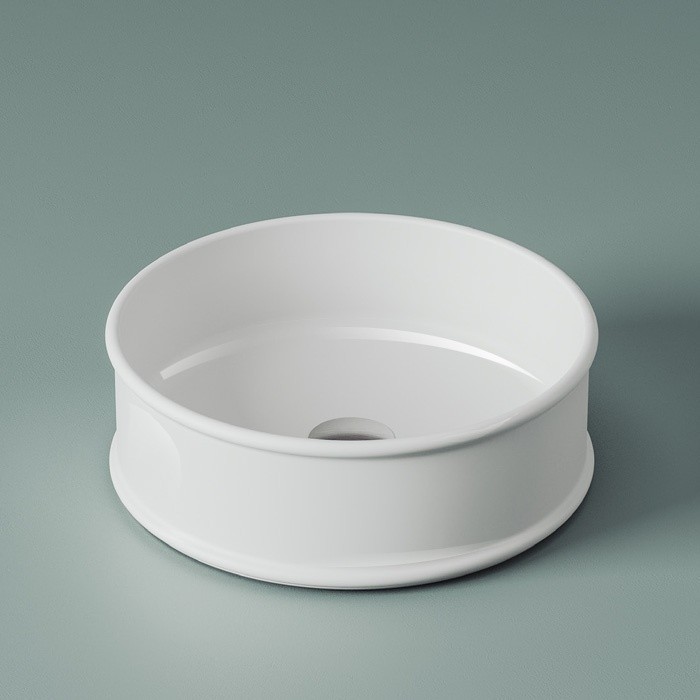 ArtCeram раковина (накладная), atl001 01 00 atelier цвет: белый глянцевый