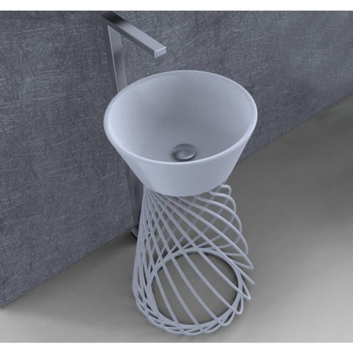 ArtCeram консоль под раковину, aca045 01 00 wire цвет: белый глянцевый