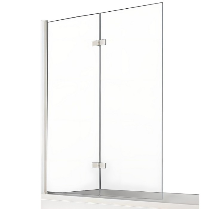 Шторка для ванны 100x140 l, New trendy New soleo chrome, хром арт. P-0028