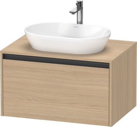 Duravit тумба подвесная под раковину 550 мм х 800 мм х 459 мм, ketho.2, k24885030300000 цвет: натуральный дуб