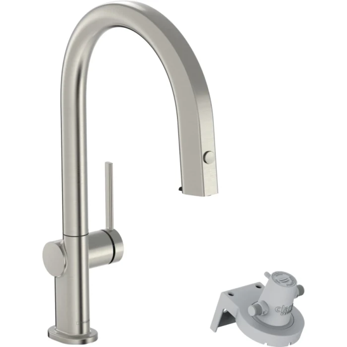 Hansgrohe смеситель для кухни с подключением к фильтру, Aqittura M91, нержавеющая сталь арт. 76803800