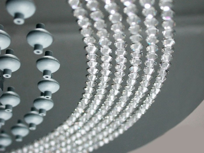 Bossini верхний душ с led подсветкой, oki, хром арт. h37454.030