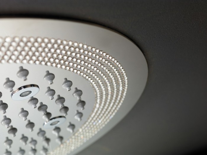 Bossini верхний душ с led подсветкой, oki, хром арт. h37454.030