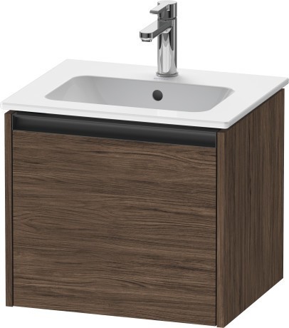 Duravit тумба подвесная под раковину 420 мм х 510 мм х 440 мм, ketho.2, k25061021210000 цвет: орех темный