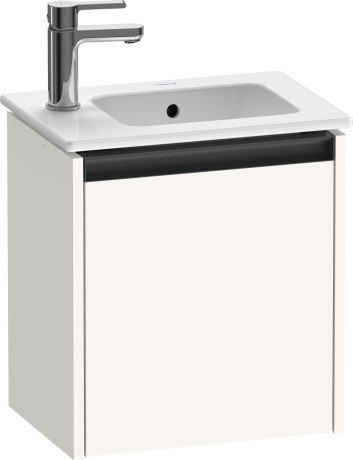 Duravit тумба подвесная под раковину 292 мм х 410 мм х 440 мм, с 1 дверцей, ketho.2, k25060r84840000 цвет: белый суперматовый