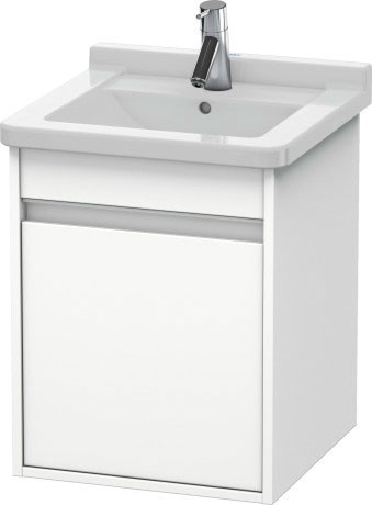 Duravit тумба подвесная под раковину правая, с одной дверцей, ketho, 6662 18 r цвет: gres pietra grey opaco