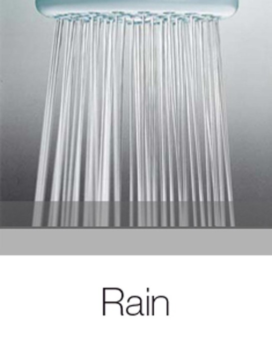 Bossini лейка для душа rain 1 режим, top, хром арт. i00023.030