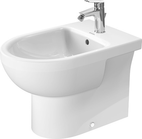 Duravit биде пристенное 570 мм х 355 мм, с переливом, с отверстием под смеситель, с креплением, no.1, 2296100000 цвет: белый