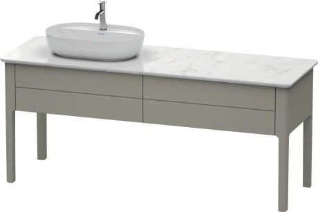 Duravit тумба напольная под столешницу, luv, lu9563l9292 цвет: серо-коричневый