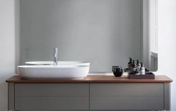 Duravit тумба напольная под столешницу, luv, lu9563l9292 цвет: серо-коричневый