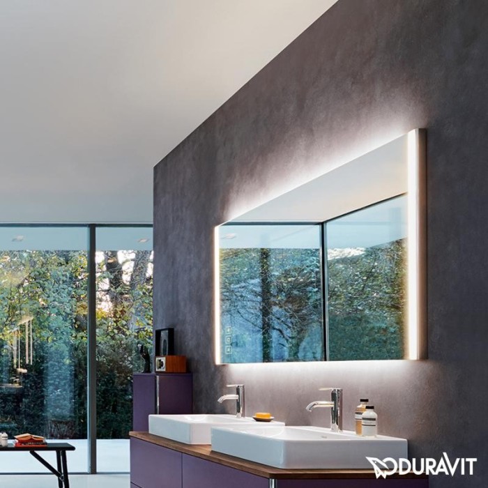Duravit зеркало с подсветкой, xsquare, xs701700000 цвет: