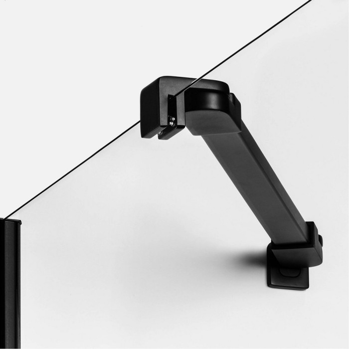 Душевое ограждение l 120x90x195, New trendy New renoma black, черный арт. D-0207A/D-0111B