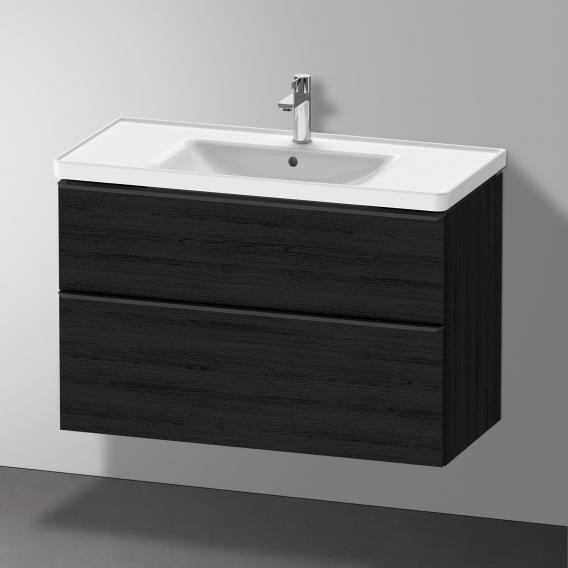 Duravit тумба подвесная под раковину 984 мм х 452 мм, d-neo, de435601616 цвет: чёрный дуб