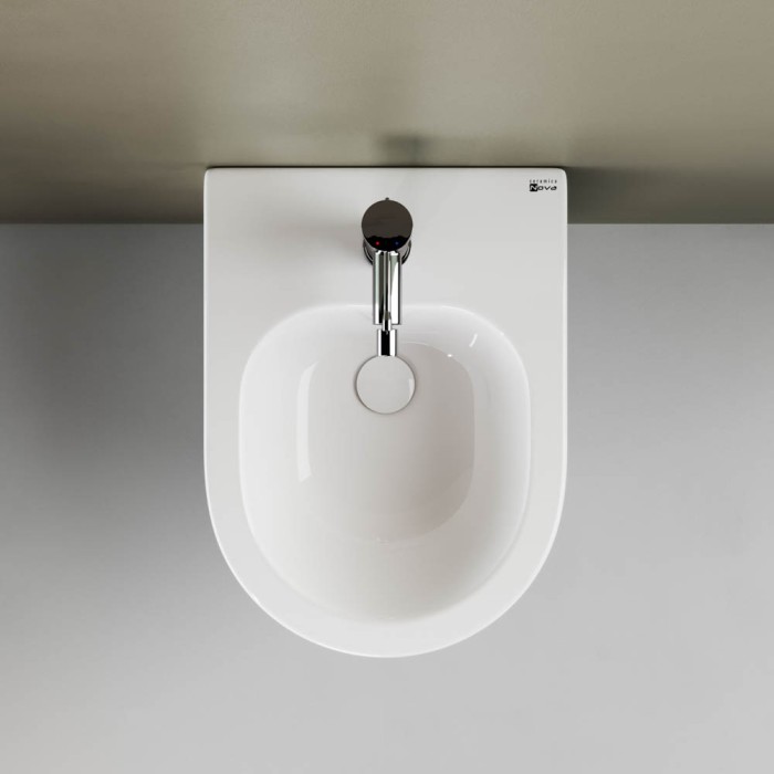 Ceramicanova биде play, cn3002 цвет: белый