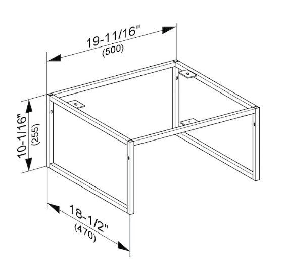 Keuco напольные ножки лак, plan, арт. 32998 140001