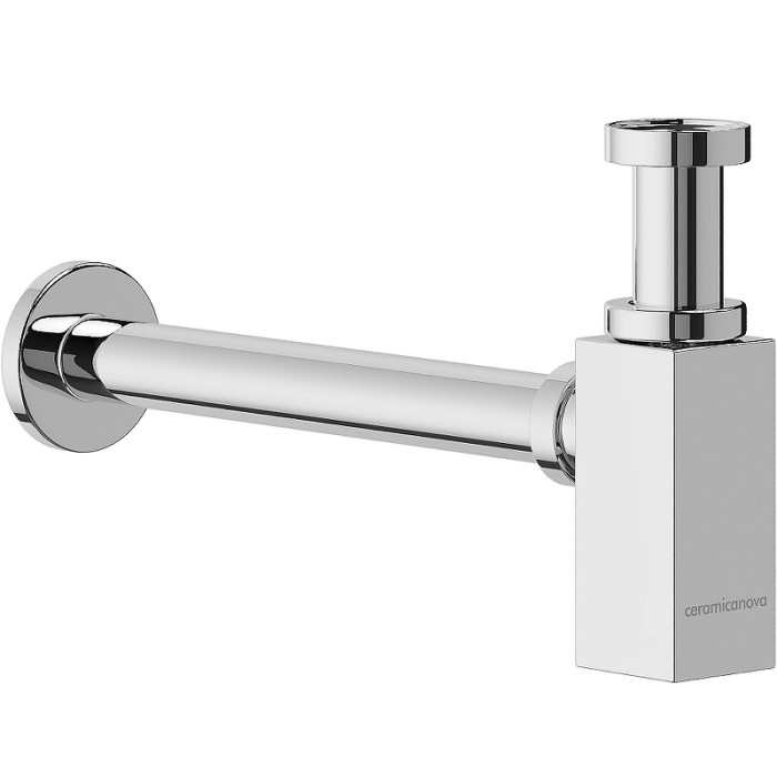 Ceramicanova бутылочный сифон для раковины, 70002ch цвет: хром