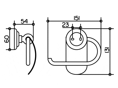 Keuco держатель туалетной бумаги, astor, хром арт. 02160 010000