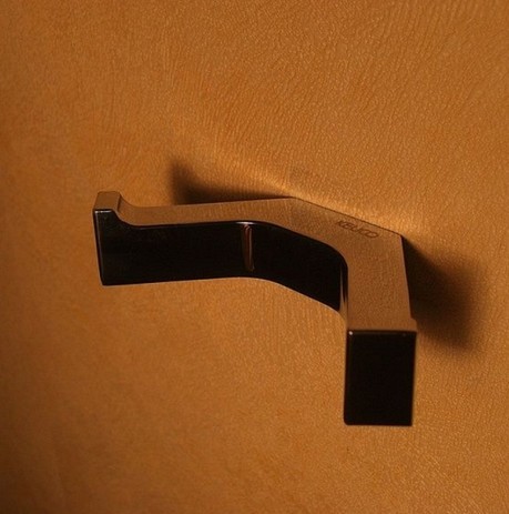 Keuco крючок двойной для полотенца шлифованный, edition 11, шлифованный чёрный хром арт. 11115 130000