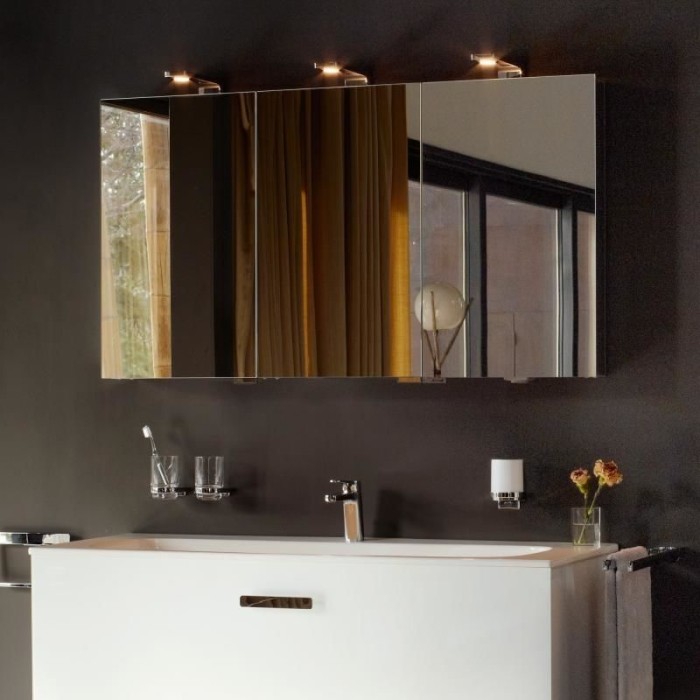 Keuco шкаф с подсветкой, royal universe, серебристый арт. 12705 171301