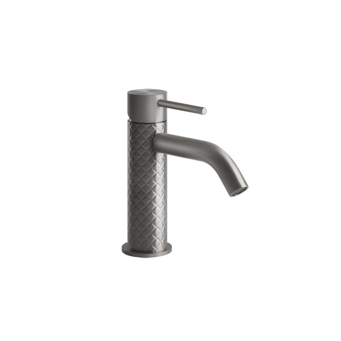 Gessi Смеситель для раковины, без донного клапана, Intreccio, 54102#239 цвет: шлифованная сталь