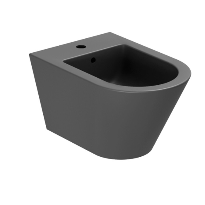Azzurra биде подвесное 54х37х34см, с 1 отв., Azzurra, FMBKS000000MCA*1 цвет: carbone
