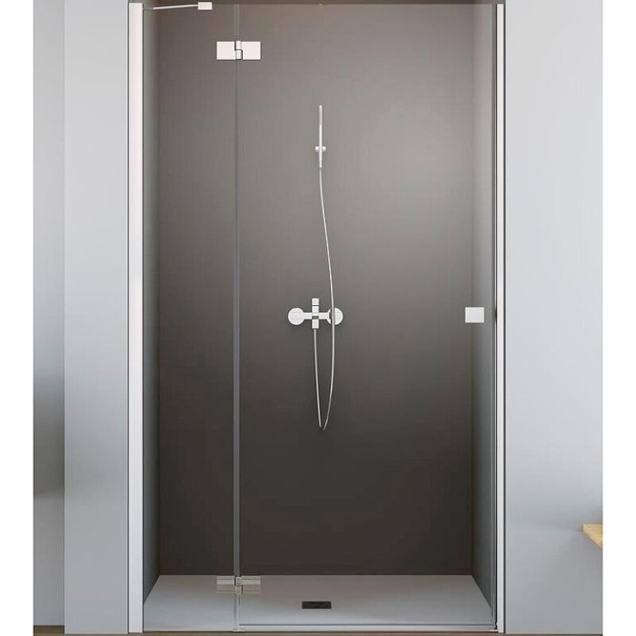 Radaway душевая дверь dwj 100 l профиль хром стекло прозрачное, Essenza New - 385014-01-01L