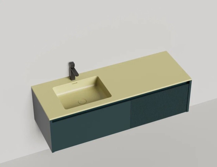 Salini подвесная тумба 1400, domino, 27d214in цвет: коричневый