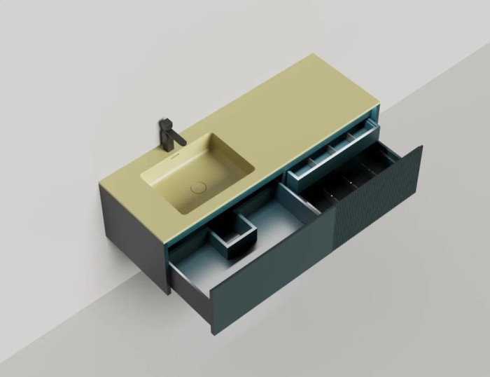 Salini подвесная тумба 1400, domino, 27d214in цвет: коричневый