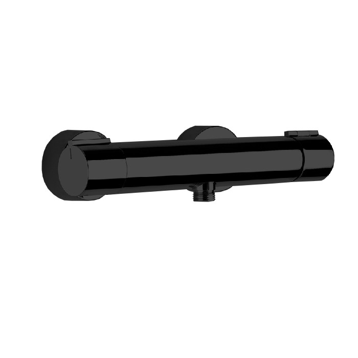 Gessi Смеситель термостатический наружный для душа, Emporio Via tortona, 18731#299 цвет: black xl