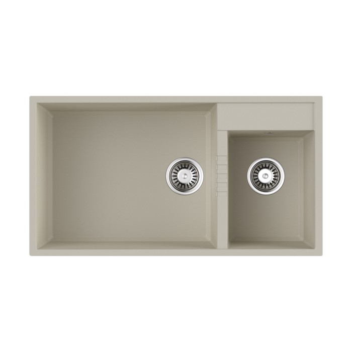 Omoikiri кухонная мойка Tedori 85-2-U, белый арт. 4993943