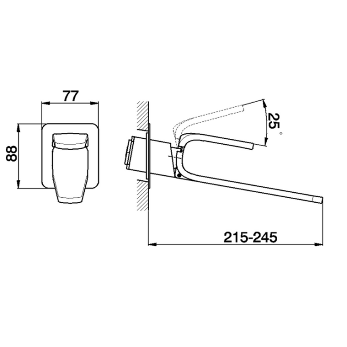 Cisal смеситель для раковины ka00551041 kawa цвет: белый