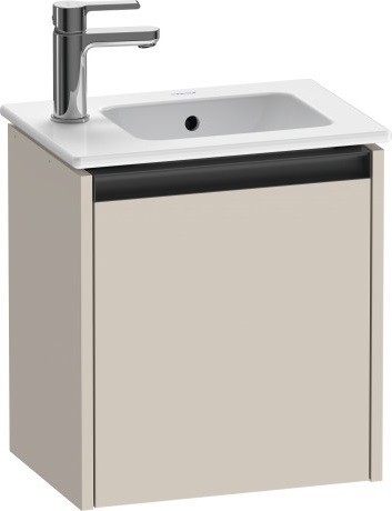 Duravit тумба подвесная под раковину 292 мм х 410 мм х 440 мм, с 1 дверцей, ketho.2, k25060r83830000 цвет: серо-коричневый суперматовый
