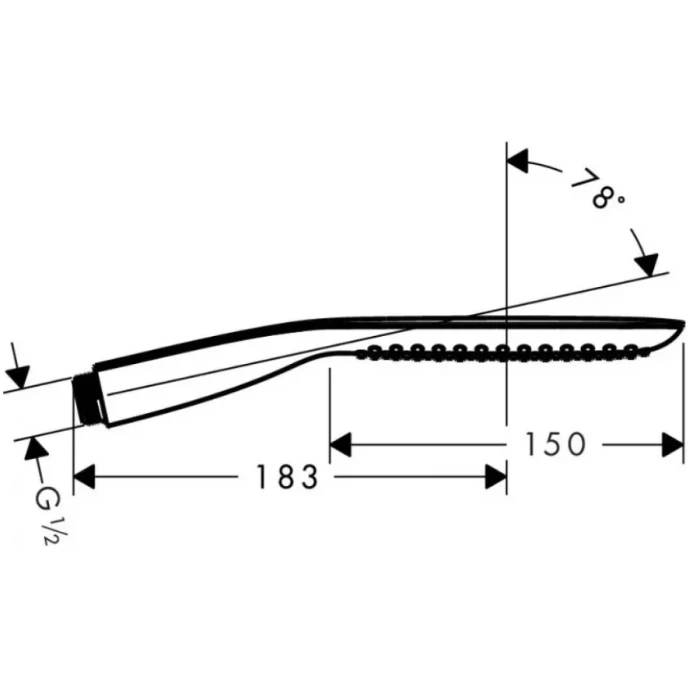 Hansgrohe смеситель напольный для ванны, Metris, хром арт. 31471000