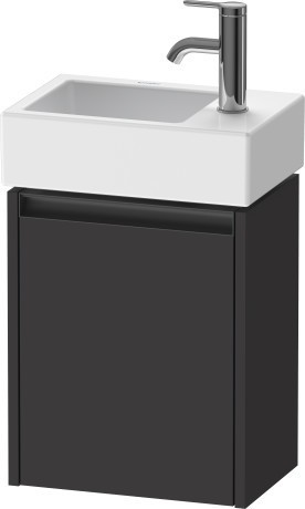 Duravit тумба подвесная под раковину 238 мм х 364 мм х 440 мм, ketho.2, k25071r80800000 цвет: графит суперматовый