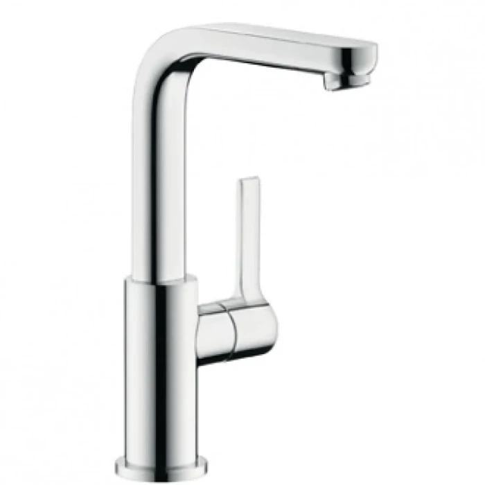 Hansgrohe смеситель для раковины с донным клапаном push-open, Metris S, хром арт. 31161000