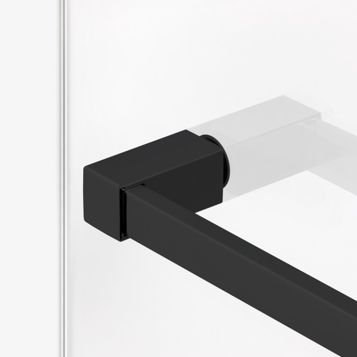 Душевое ограждение 100x200, New trendy Avexa black, черный арт. EXK-2670