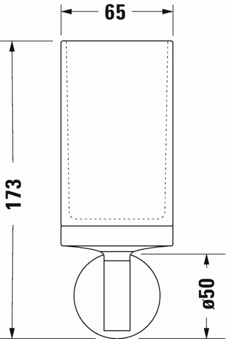 Duravit держатель стакана, starck t, 0099314600 цвет: черный матовый