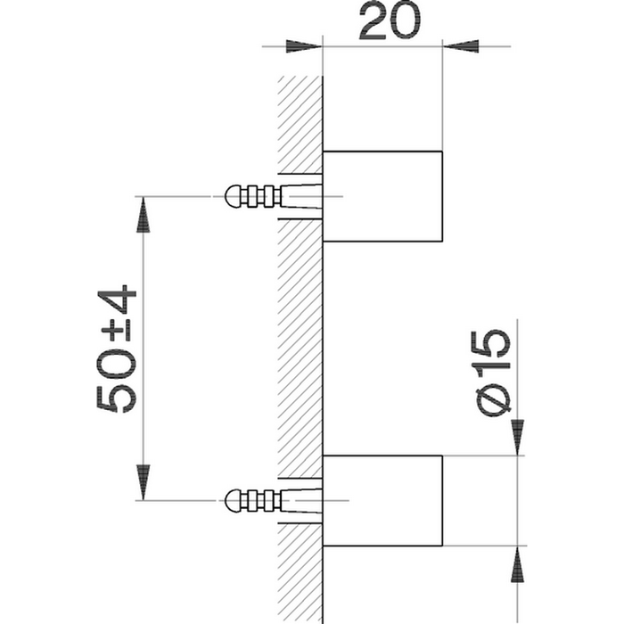 Cisal крепления настенные для ершика, подвесной sy09066021 system, цвет: хром